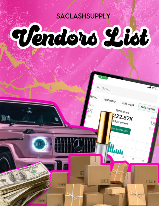 Lash Vendor List
